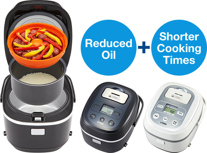 Reduced Oil + Shorter Cooking | Times Make your daily meal more healthy! | Rice Cooker JBX tacook