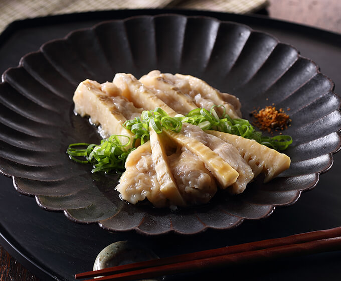 Steamed Chicken and Bamboo Shoot